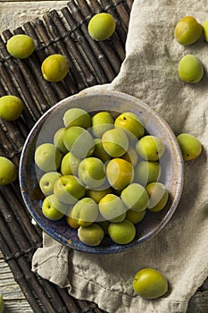 Raw Green Organic Ume Fruit