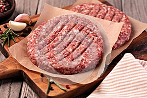 Raw Ground beef meat