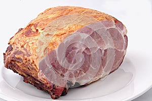 Raw ham meat