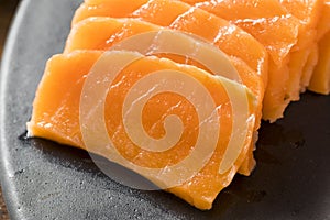 Raw Japanese Salmon Sashimi