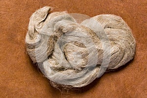 Raw jute photo