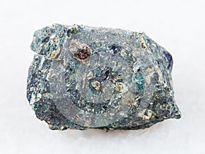 raw Kimberlite stone on white
