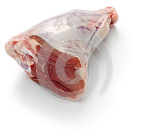 Raw lamb shank