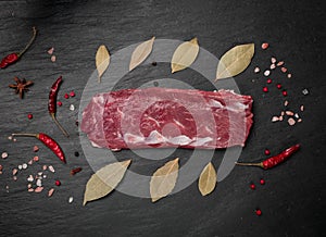 Raw Lamb Tenderloin Fillet, Mutton Sirloin Meat or Sheep Fillet