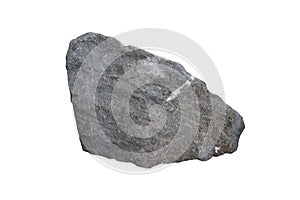 Raw of Limestone rock isolated on a white background.