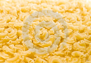 Raw macaroni
