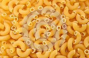 Raw macaroni background