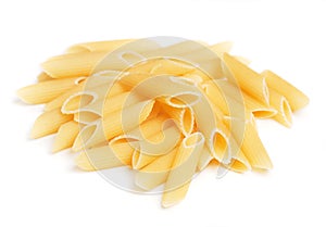 Raw macaroni pasta