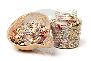 Raw material of dried jujube, coix seed, peanuts and red