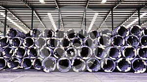 Raw material of steel wire in starage