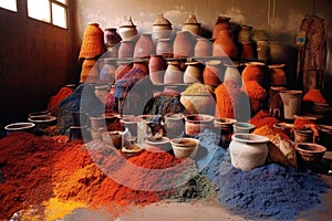 raw materials and dyes used in the carpet making process