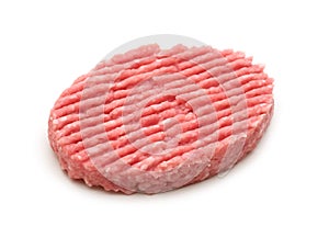 Raw minced beef steak