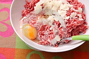 Raw minced meat