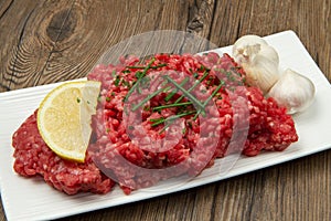 Raw minced meat