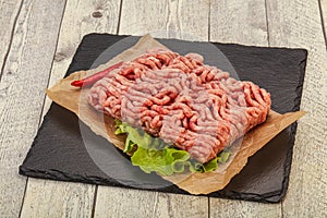 Raw Minced pork meat for cooking