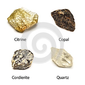 Raw minerals