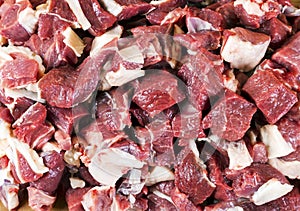 Raw mutton meat bacground