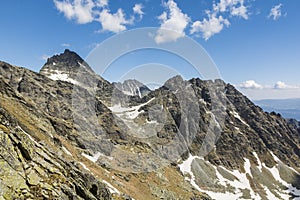 Raw natural mountain landscape is springtime.