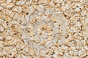Raw oatmeal healhty food background