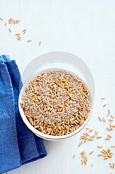Raw oats seeds
