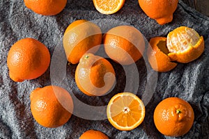 Raw Orange Organic Mineola Tangelo Fruit