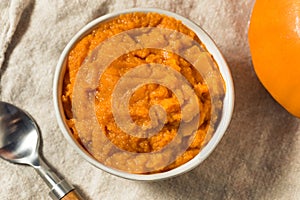 Raw Orange Organic Pumpkin Puree