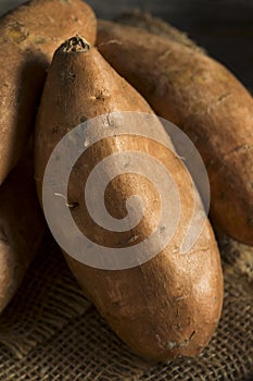 Raw Orange Organic Sweet Potato Yams