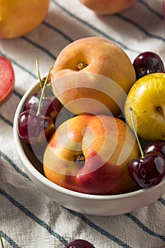 Raw Organic Assorted Stonefruit Peaches