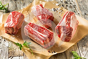 Raw Organic Beef Short Ribs