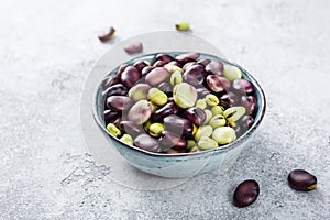 Raw organic broad beans