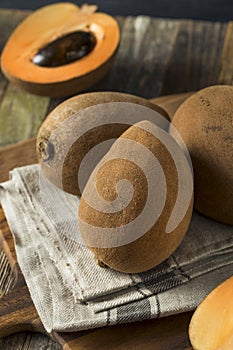 Raw Organic Brown Mamey Fruit