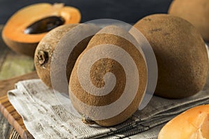 Raw Organic Brown Mamey Fruit