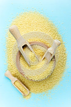 Raw organic couscous