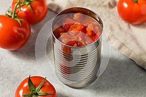 Raw Organic Diced Canned Tomatoes