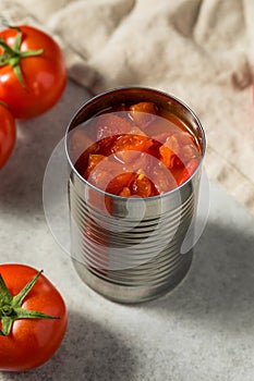 Raw Organic Diced Canned Tomatoes