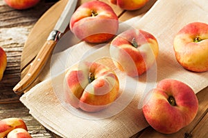 Raw Organic Donut Saturn Peaches