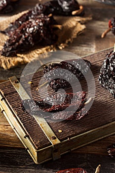 Raw Organic Dry Ancho Chili photo