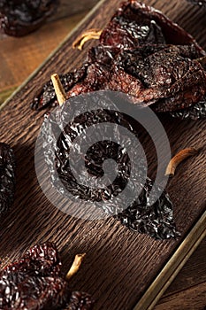 Raw Organic Dry Ancho Chili photo