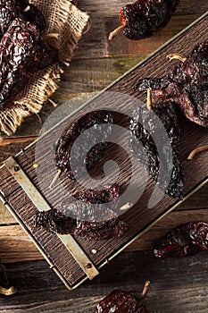 Raw Organic Dry Ancho Chili photo