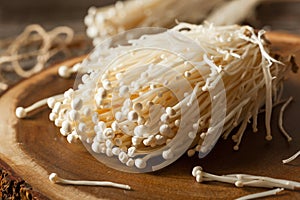 Raw Organic Enoki Mushrooms