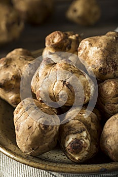 Raw Organic Jerusalem Artichoke Sunchokes