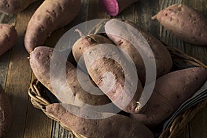 Raw Organic Purple Sweet Potatoes