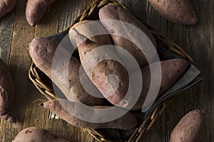 Raw Organic Purple Sweet Potatoes