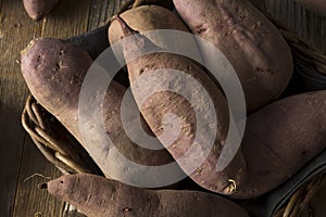 Raw Organic Purple Sweet Potatoes