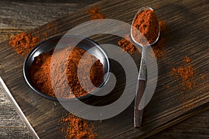 Raw Organic Red Paprika Spice