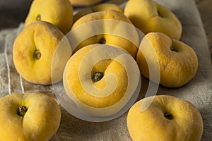 Raw Organic Yellow Donut Saturn Peaches