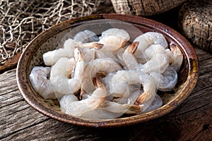 Raw Pacific White Shrimp