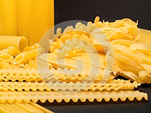 Raw Pasta Background
