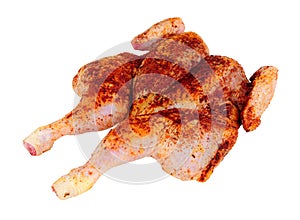 Raw Piri Piri Spatchcock Chicken