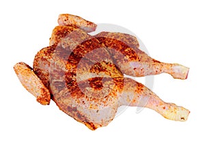 Raw Piri Piri Spatchcock Chicken